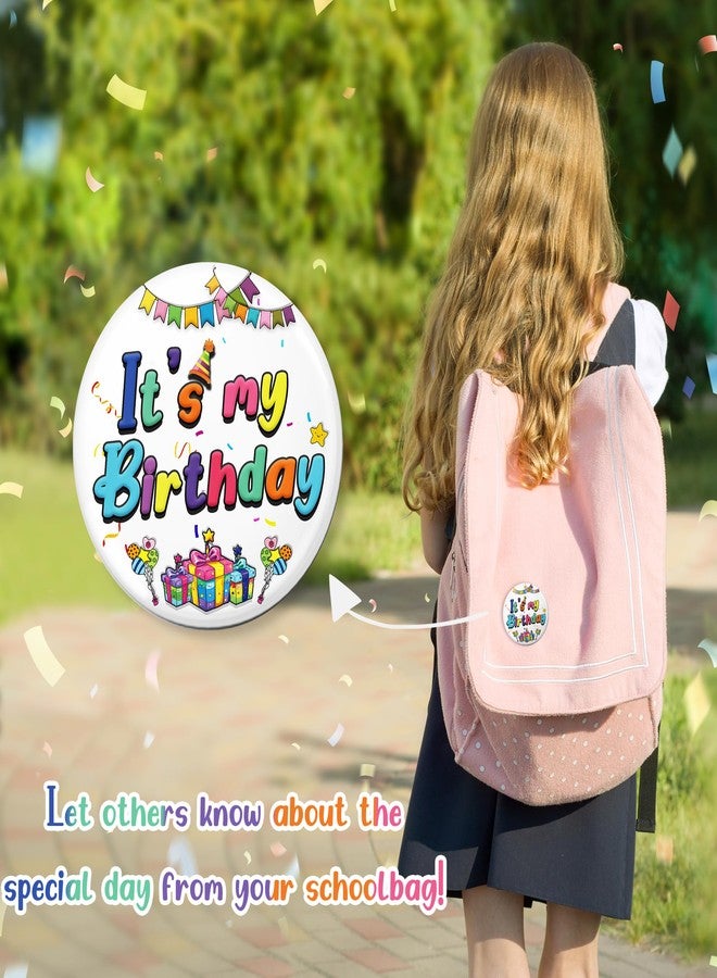 DAYANEY Happy Birthday Pin for Girls Boys, Its My Birthday Pin Birthday Brooch as Birthday Button Birthday Badge Accessories for Women Party Decorations Supplies - Image 2